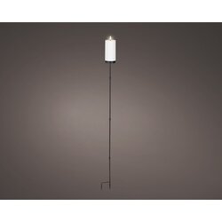 LUMINEO 890533 LUMINEO Solar Kerze 7x117cm ws 