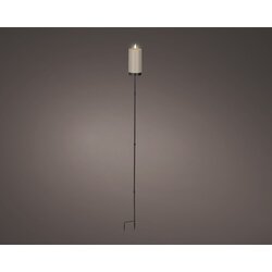 LUMINEO 890541 LUMINEO Solar Kerze 7x117cm br 