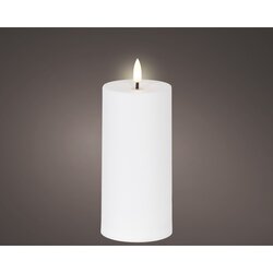 LUMINEO 890532 LUMINEO Solar Kerze 7x15cm ws 