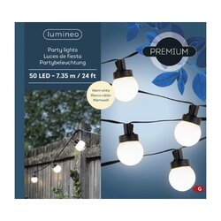 LUMINEO Lichterkette Kugel