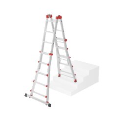 Hailo Multifunktionsleiter M80 max. Arbeitshöhe 5,7 m