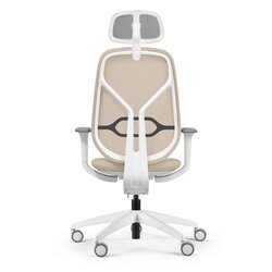 Sedus Bürodrehstuhl se:kit mit Kopfstütze creme