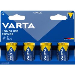 Varta Batterie Longlife Power C/Baby 4 St./Pack.