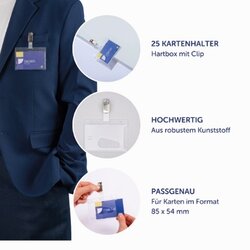 Avery Zweckform Ausweishalter 85 x 54 mm (B x H)