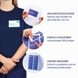 Avery Zweckform Einsteckschild 90 x 54 mm (B x H)