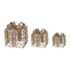 LUMINEO Lichtfigur Geschenkschachtel