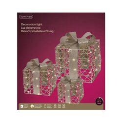LUMINEO Lichtfigur Geschenkschachtel