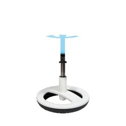 TOPSTAR SU83BT6 Topstar SITNESS BOBBY Kinderdrehhocker ws/aqua.bl