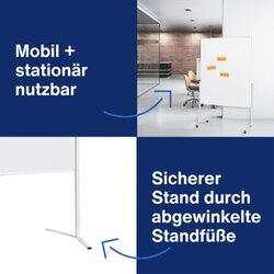 magnetoplan® Moderationstafel nicht zusammenklappbar Karton