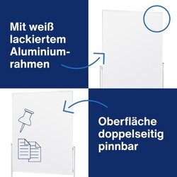 magnetoplan® Moderationstafel nicht zusammenklappbar Karton