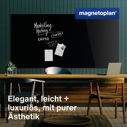 magnetoplan® Glasboard Design tiefschwarz