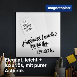 magnetoplan® Glasboard Design brillantweiß