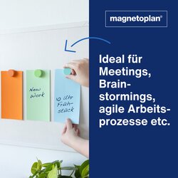 magnetoplan® Moderationskarte Rechteck 20 x 10 cm (B x H) 120 g/m² 500 St./Pack.