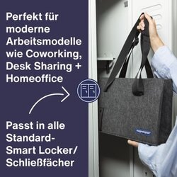 magnetoplan® Aufbewahrungstasche Desk Sharing & Hot Desking ecoAware