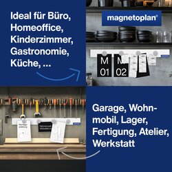magnetoplan® Magnetleiste magnetowand