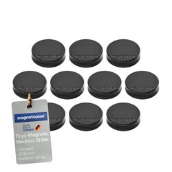 magnetoplan® 1664012 magnetoplan Magnet Ergo Medium 30mm sw 10 St.