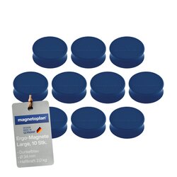magnetoplan® 1665014 magnetoplan Magnet Ergo Large 34mm d.bl 10 St.