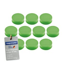 magnetoplan® 16650105 magnetoplan Magnet Ergo Large 34mm maigrün 10 St.