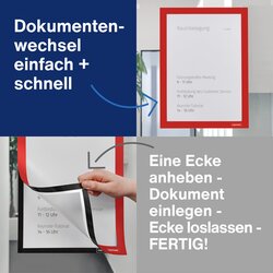 magnetoplan® Magnetrahmen magnetofix DIN A4 2 St./Pack.