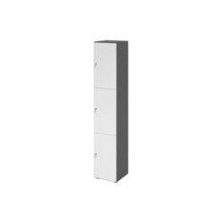 Hammerbacher V264L3/G/W/DS Hammerbacher Schliessfach- schrank 6OH gp/ws 3xDS