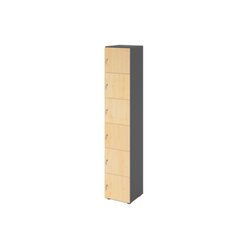 Hammerbacher V264L6/G/3/DS Hammerbacher Schliessfach- schrank 6OH gp/ah 6xDS