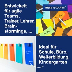 magnetoplan® Moderationskarte Rainbow