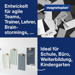 magnetoplan® Moderationskarte Grey