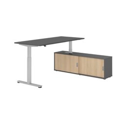 Hammerbacher VXMST19SBGSGE Hammerbacher Sitz-Steh-Kombi 180x80cm gp/si/gp/ei