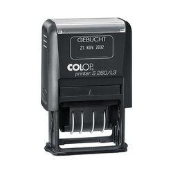 COLOP® 171188 COLOP Datumstempel S260L3 Gebucht