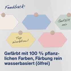magnetoplan® Moderationskarte Königswabe 500 St./Pack.