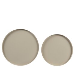 DECORIS 843364 DECORIS Tablet 2er Set sand 