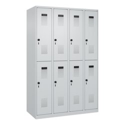 C+P 04930040S10013 C+P Spind Evolo PLUS Doppel 8Fächer 1850x1200x500 lgr/lgr