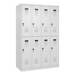 C+P 04930040S10020 C+P Spind Evolo PLUS Doppel 8Fächer 1850x1200x500 vws/vws