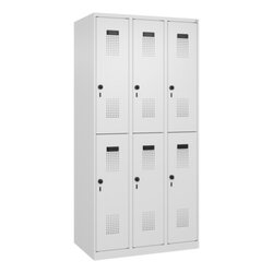 C+P 04930030S10020 C+P Spind Evolo PLUS Doppel 6Fächer 1850x900x500 vws/vws