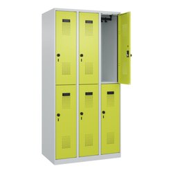 C+P 04930030S10015 C+P Spind Evolo PLUS Doppel 6Fächer 1850x900x500 lgr/cgn