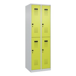 C+P 04930020S10015 C+P Spind Evolo PLUS Doppel 4Fächer 1850x600x500 lgr/cgn