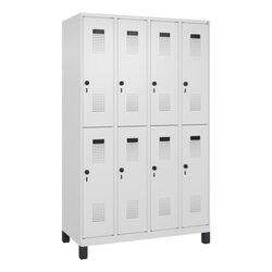 C+P 04931040S10020 C+P Spind Evolo PLUS Doppel 8Fächer 1950x1200x500 vws/vws