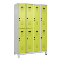 C+P 04931040S10015 C+P Spind Evolo PLUS Doppel 8Fächer 1950x1200x500 lgr/cgn