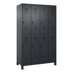 C+P 04931040S10143 C+P Spind Evolo PLUS Doppel 8Fächer 1950x1200x500 sgr/sgr