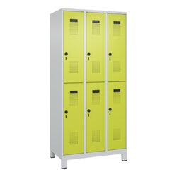 C+P 04931030S10015 C+P Spind Evolo PLUS Doppel 6Fächer 1950x900x500 lgr/cgn