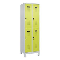 C+P 04931020S10015 C+P Spind Evolo PLUS Doppel 4Fächer 1950x600x500 lgr/cgn