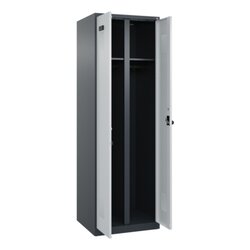 C+P Kleiderspind Evolo PLUS mit Sockel anthrazitgrau