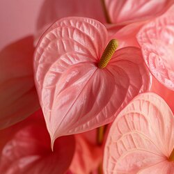 Zimmerpflanze Flamingoblume Anthurium Maine Pink, Neutralware