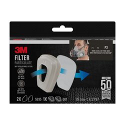 3M 5935 3M Partikel-Einlegefilter 2St. 