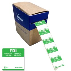Avery Zweckform DLSFRIREV-1000 Avery Zweckform Küchenetikett FR 25x25mm 1000St abl gn/ws
