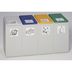 VAR Abfallsammelsystem 40 l 4 Sortierfächer