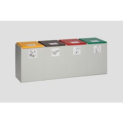 VAR Abfallsammelsystem 60 l 4 Sortierfächer