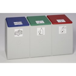 VAR Abfallsammelsystem 60 l 3 Sortierfächer