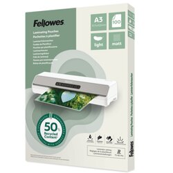 Fellowes® 100143436 Fellowes Laminierfolie A3 light matt 100St