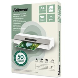 Fellowes® 100142987 Fellowes Laminierfolie A4 light glänzend 100St